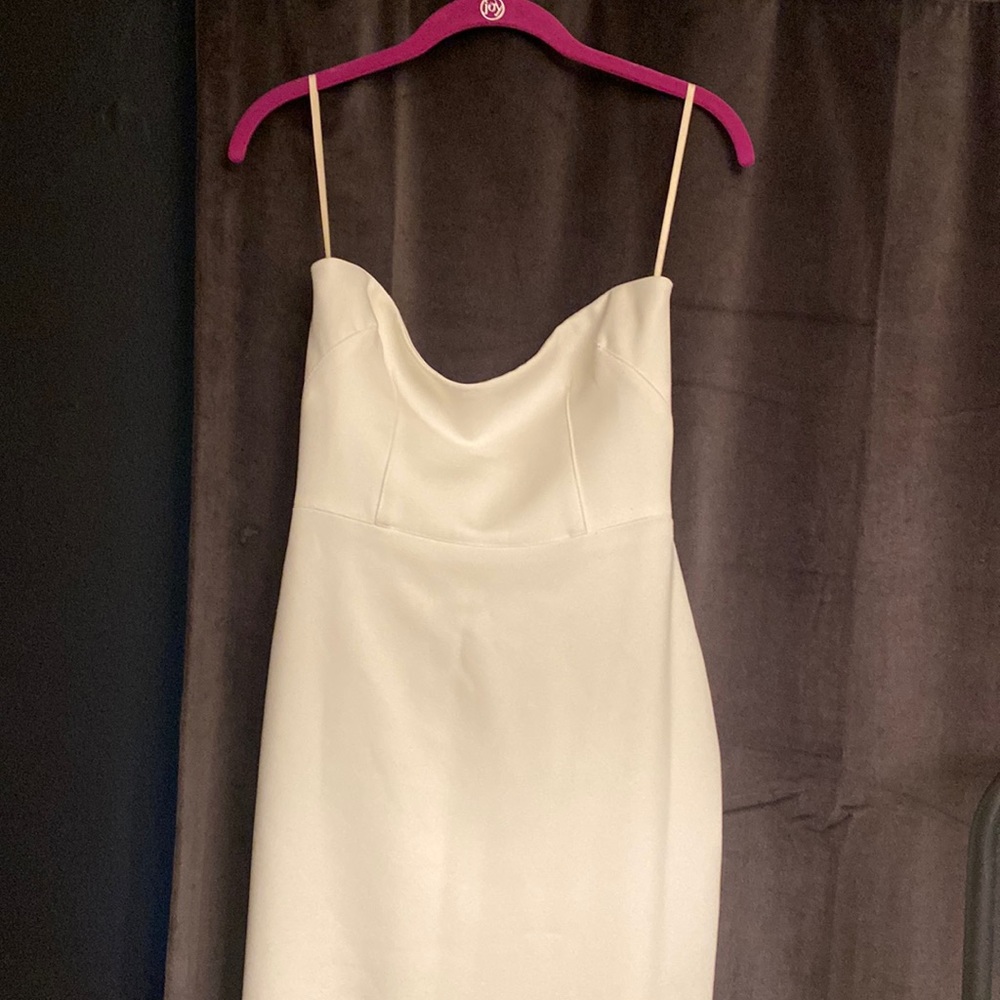 Alex Perry Strapless Off White Gown Size 10